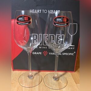 Riedel Set of 2 Heart to Heart Riesling Glasses
